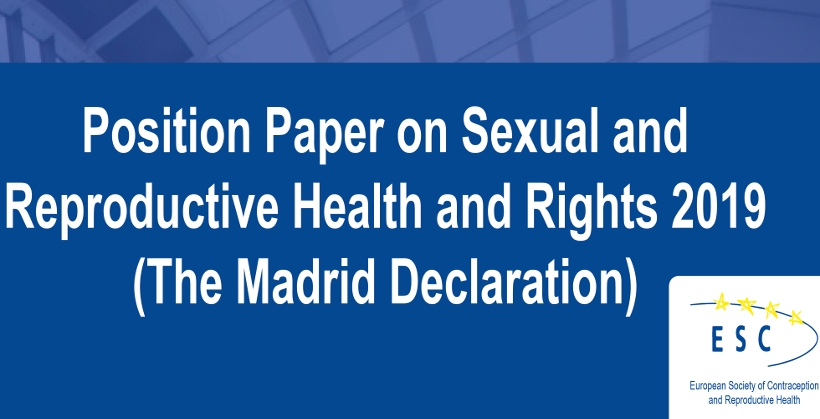 Position Paper on Sexual and Reproductive Health and Rights 2019